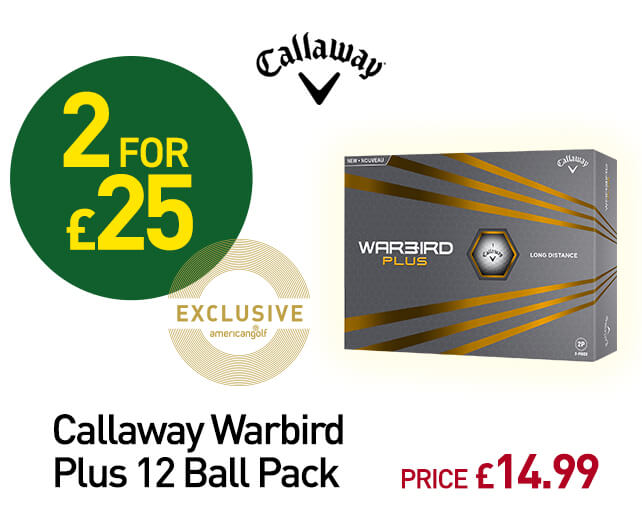 Callaway Warbird Plus 12 Golf Ball Pack