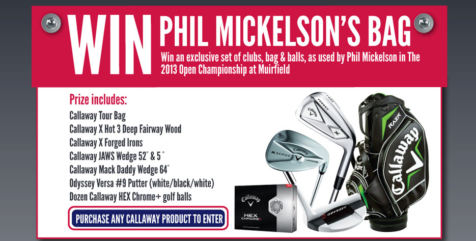 Win Phil Mickelson's Bag