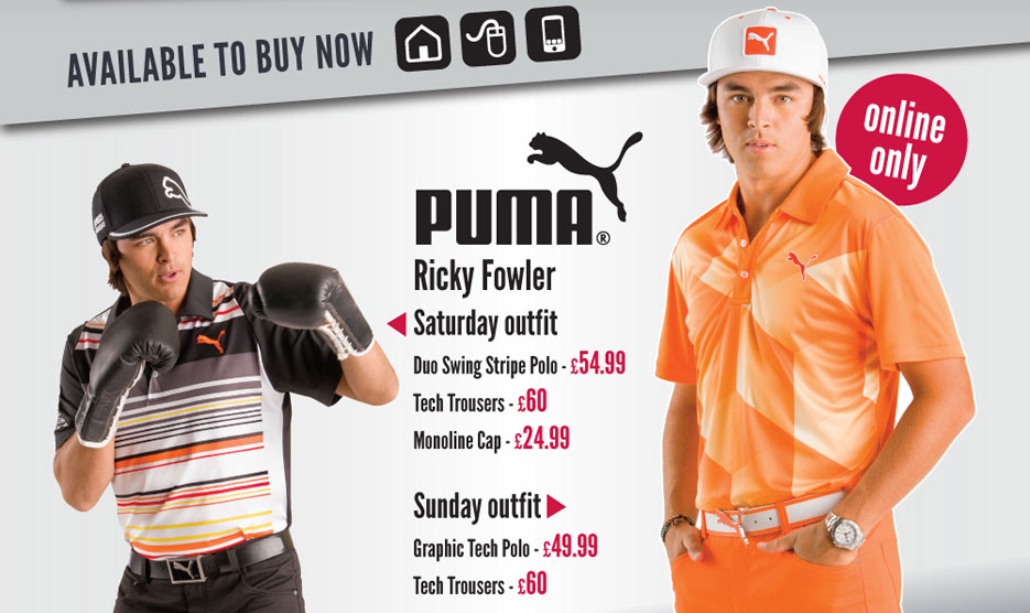 Puma Ricky Fowler Outfits